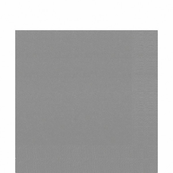 DUNI Zelltuch Serviette 33x33 cm 1/4F. granite grey