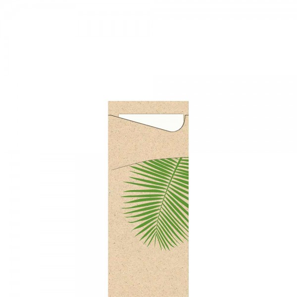 DUNI Serviettentasche aus Graspapier190x85mm Leaf