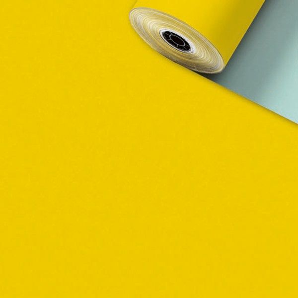 Stewo Geschenkpapier Rolle 50cm 200Meter Uni matt gelb