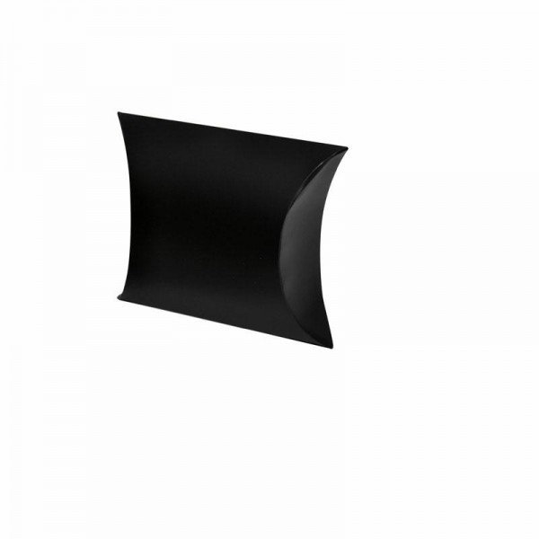 Kissentaschen uni schwarz groß 11x5x9.5 cm